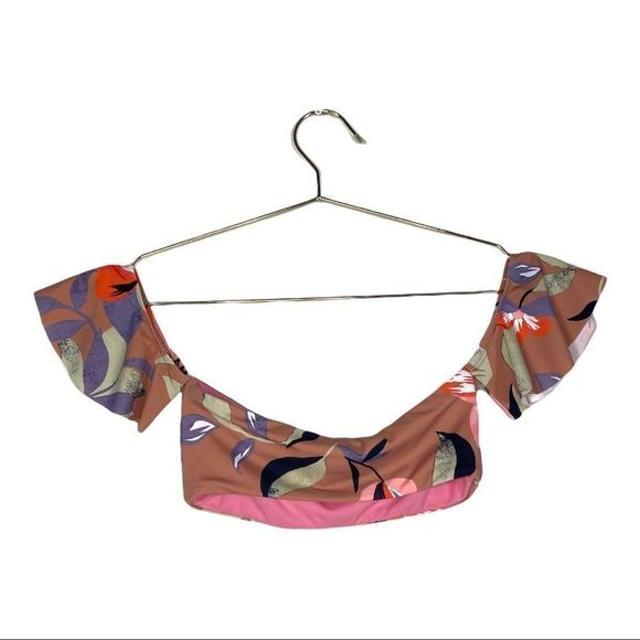 The Bikini Lab Ruffle Bandeau Bikini Top - Picture 5 of 6